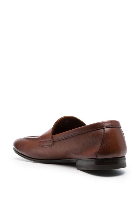 Brown grained leather loafers Henderson baracco - men HENDERSON BARACCO | CAPRIC1TSCNLL